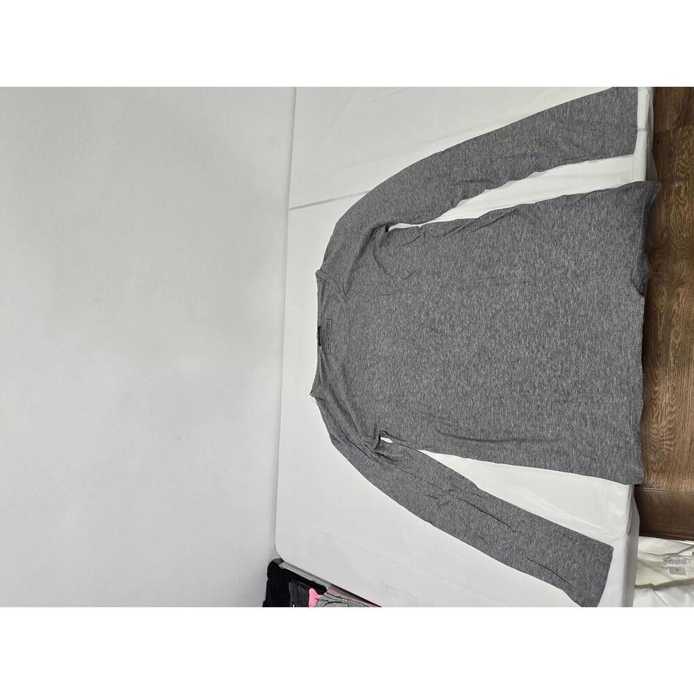 Balmain Paris Gray Long Sleeve T-Shirt  Size M Made in Italy
